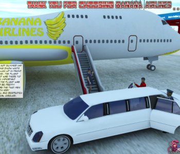 Thank you for choosing banana airlines Porn Comics