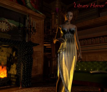 Cthulhu Chronicles - Library Horror Porn Comics