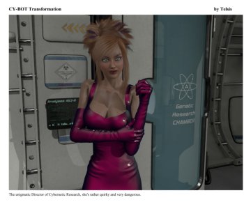 CY-BOT Transformation Porn Comics