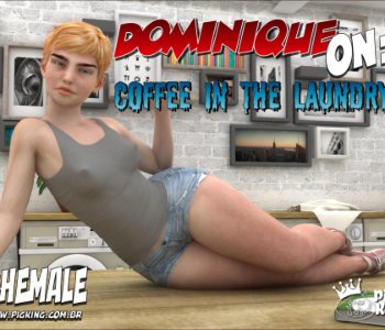 Dominique on - Coffee in the Laundry Porn Comics